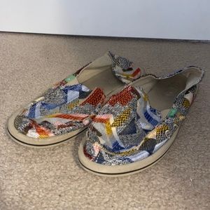 Sanuk slip ons